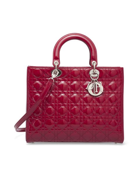 large lady dior red|Lady Dior cherry red.